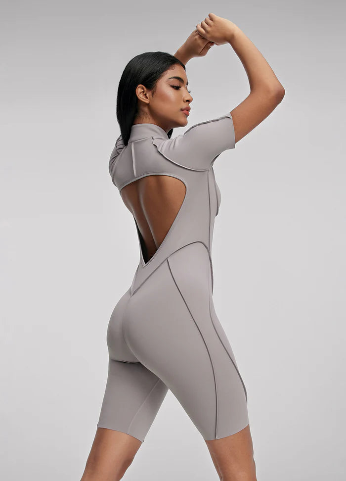 Pulse Contour Jumpsuit - Gray