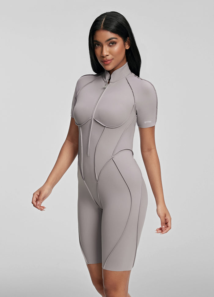 Pulse Contour Jumpsuit - Gray