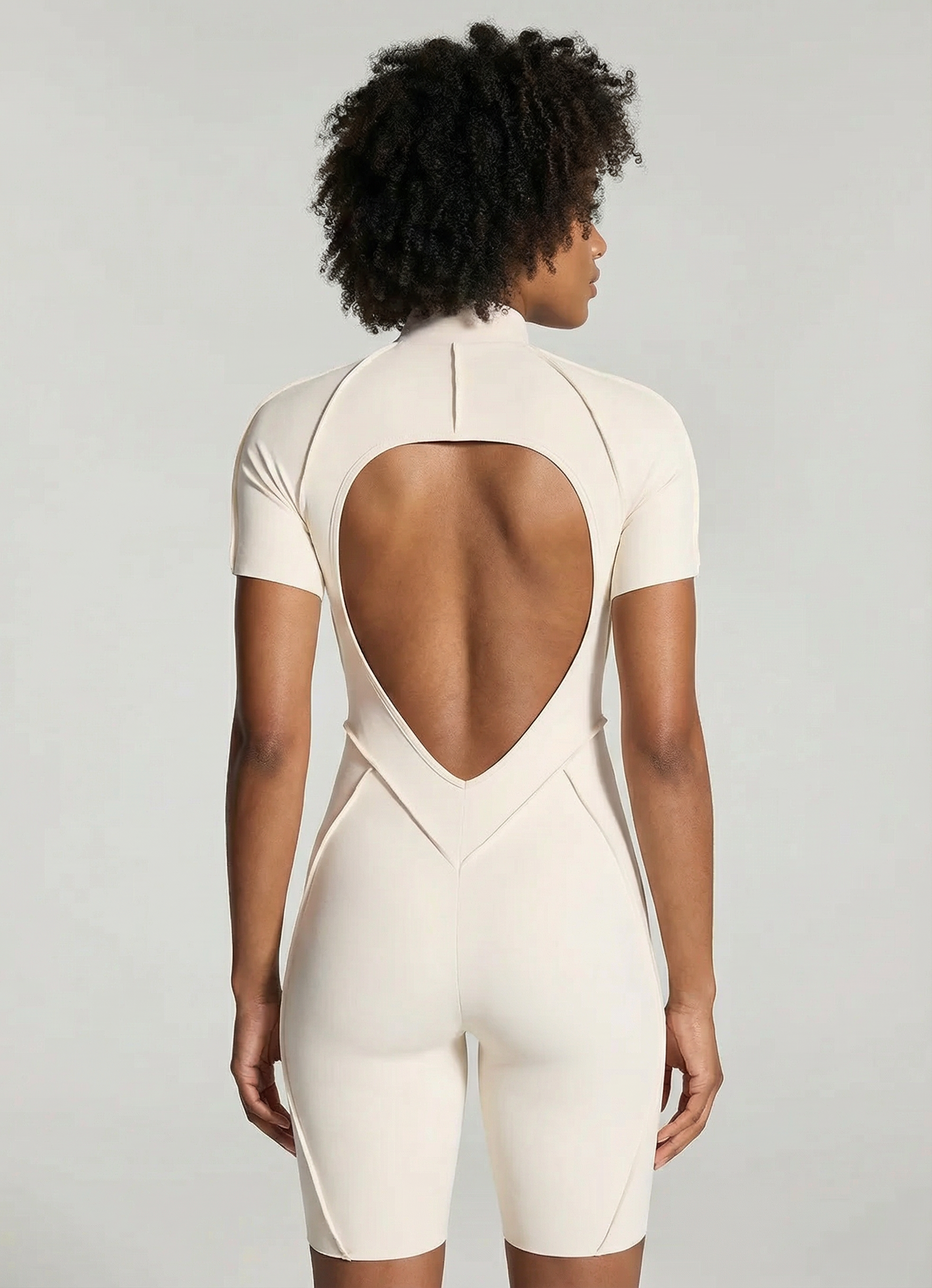 Pulse Contour Jumpsuit - White