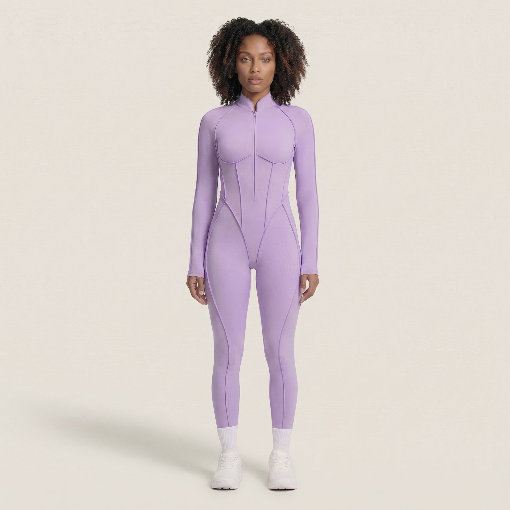 Pulse Contour Fullheight Jumpsuit - Lavender