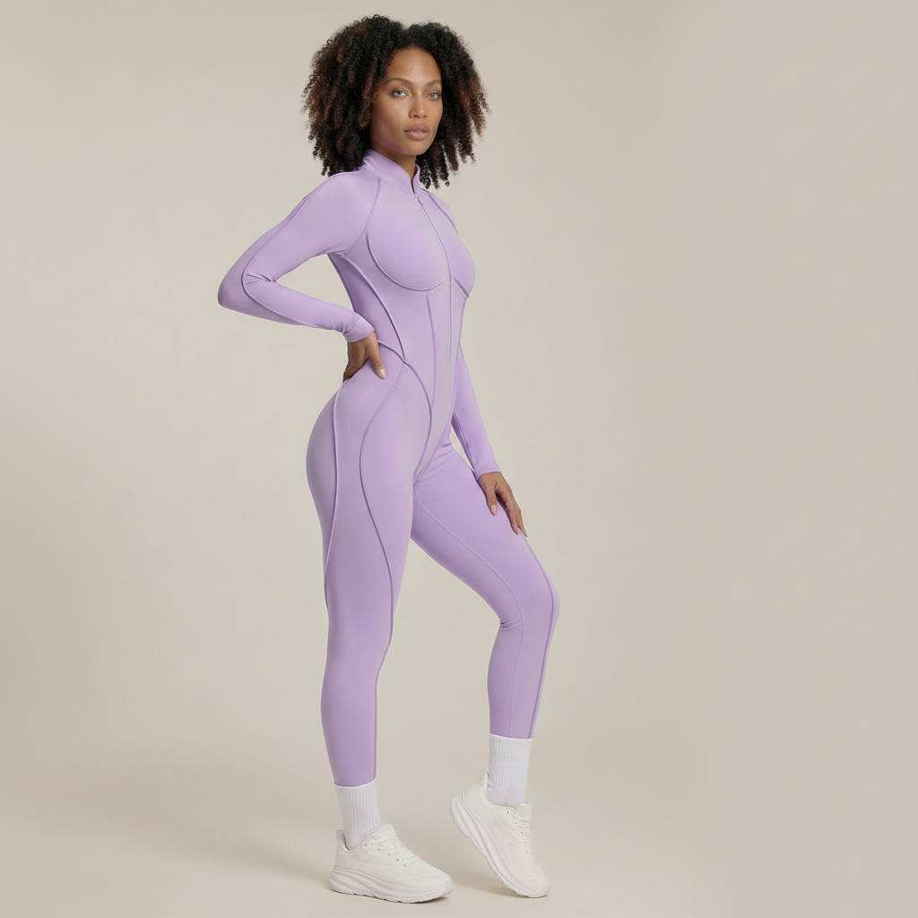 Pulse Contour Fullheight Jumpsuit - Lavender