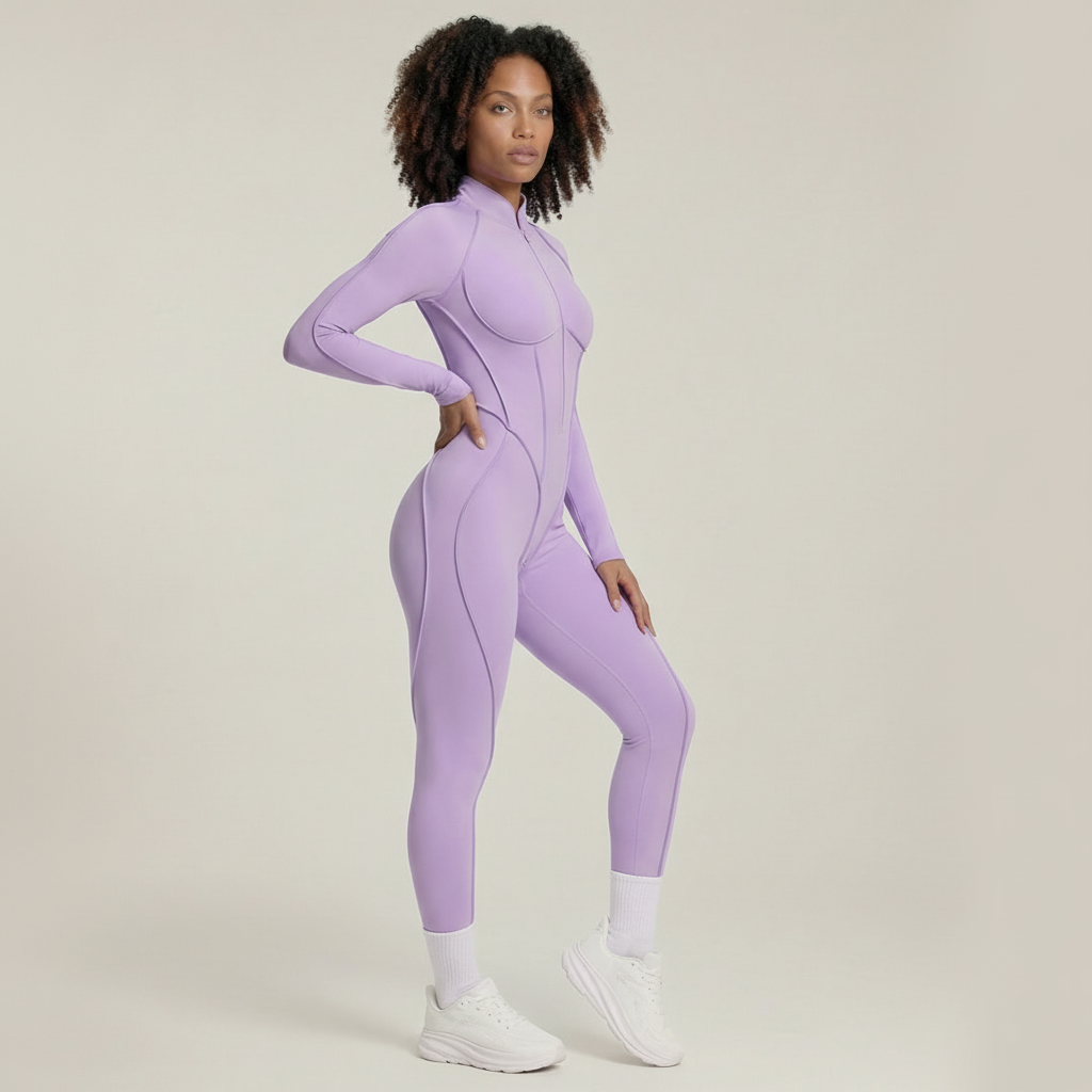 Pulse Contour Fullheight Jumpsuit - Lavender