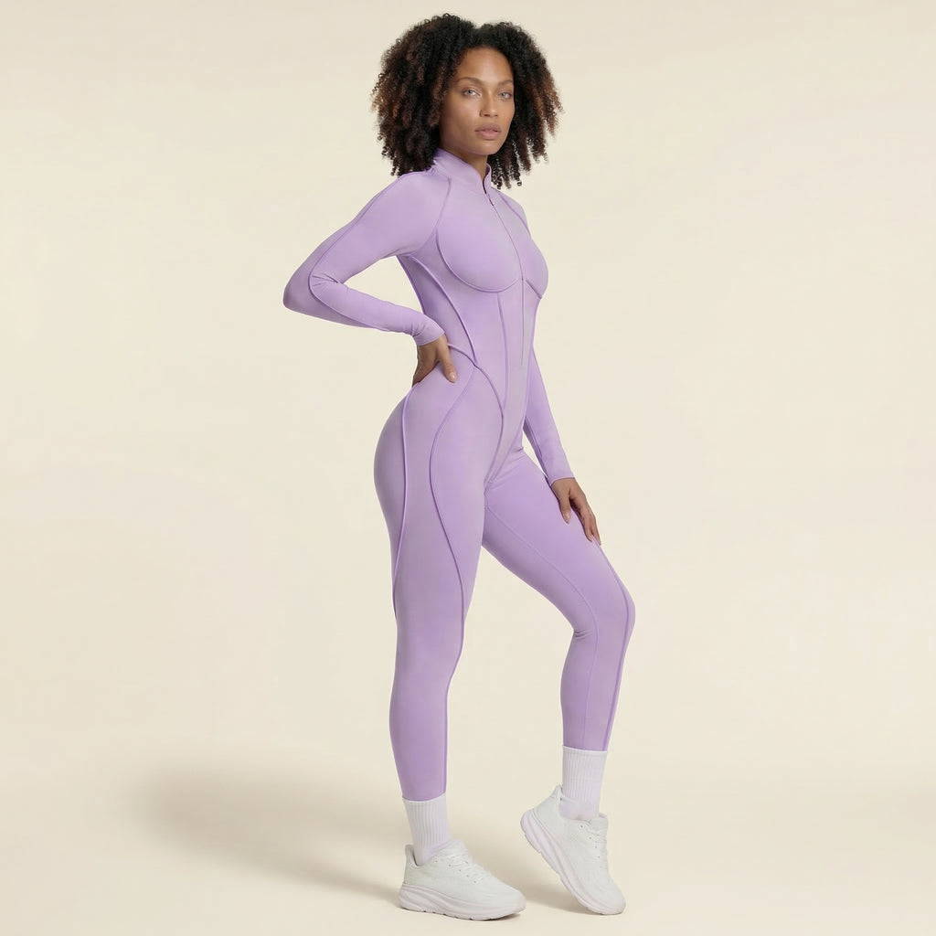 Pulse Contour Fullheight Jumpsuit - Lavender