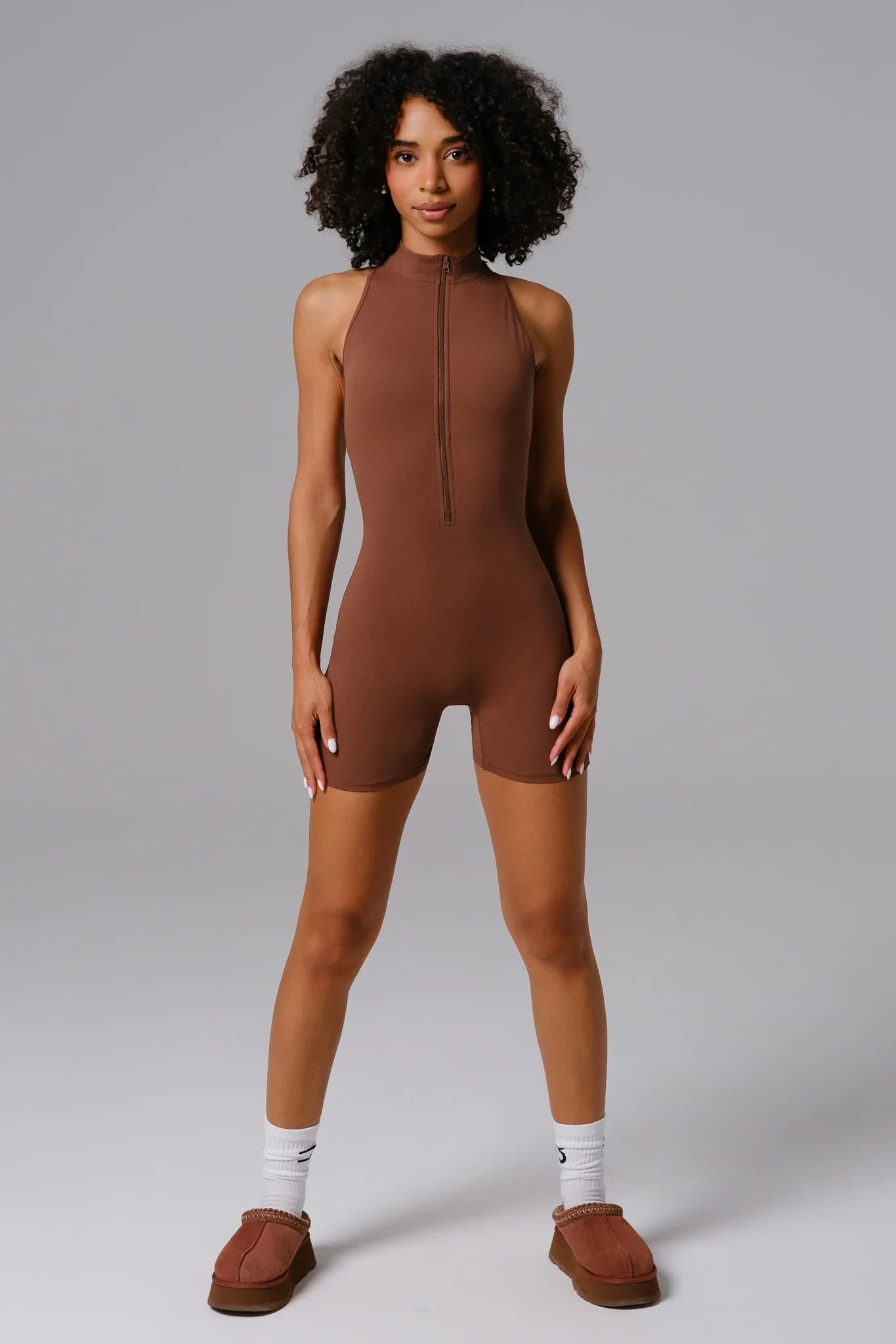 Loom Jumpsuit - Cocoa