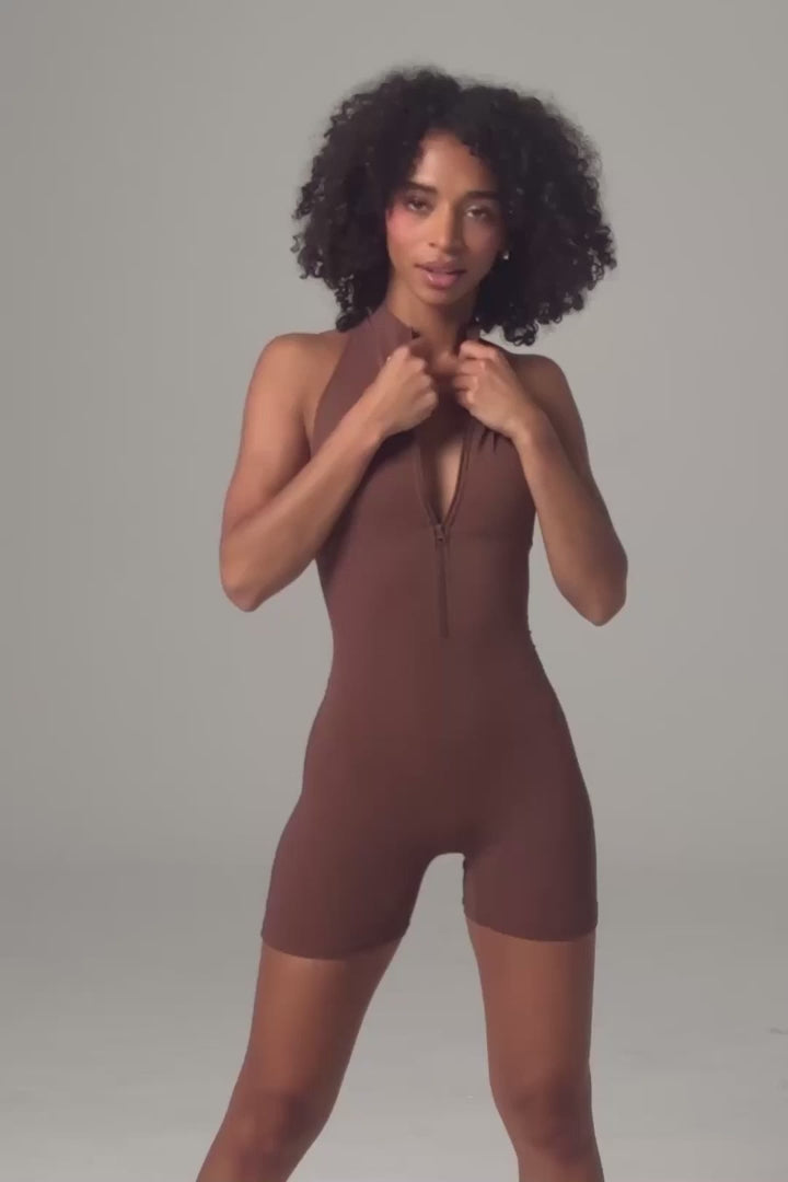 Loom Jumpsuit - Cocoa