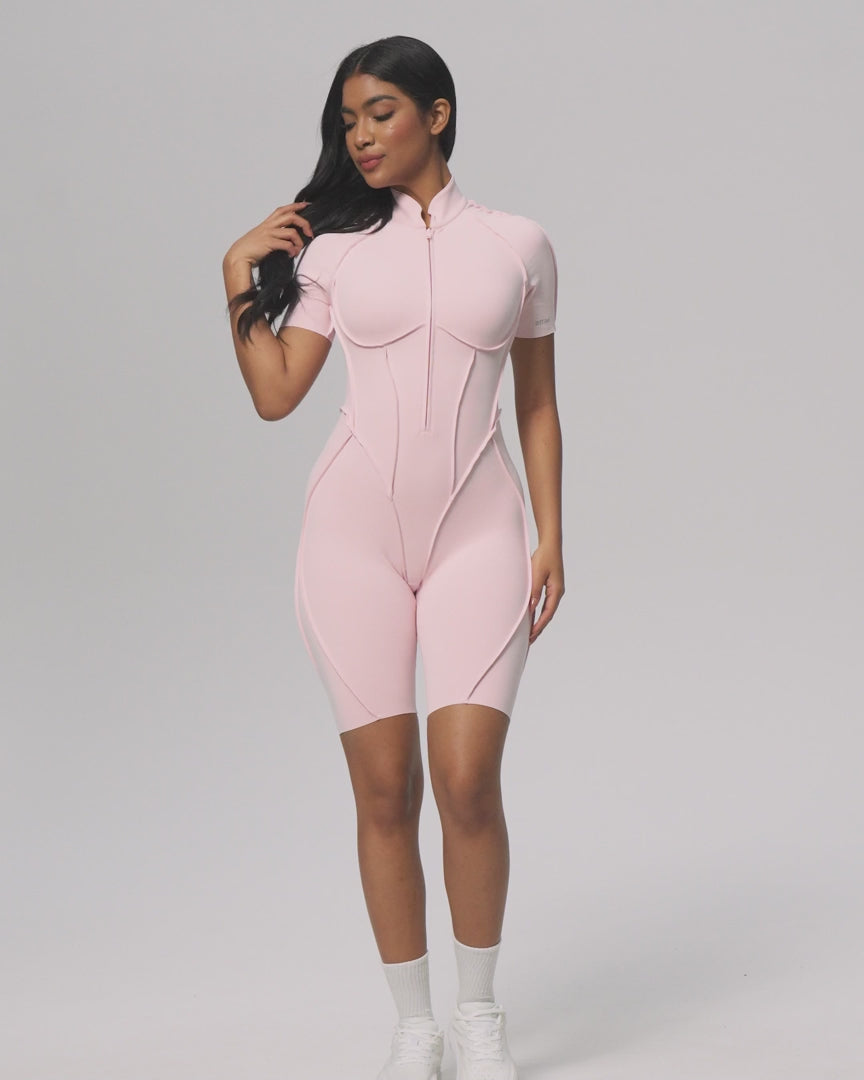 Pulse Contour Jumpsuit - Gray